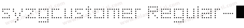 syzgcustomer Regular字体转换